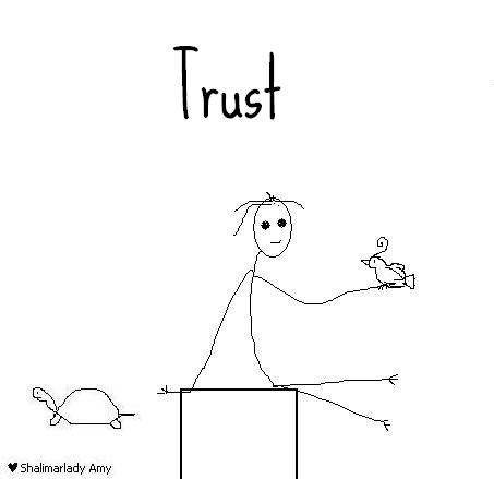 trust cartoon