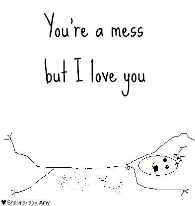 you are a mess cartoon